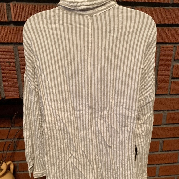 "Max Studio" button-down shirt, stripped, M - Picture 5 of 11